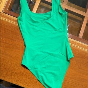 Zara Emerald Green Bodysuit Size S